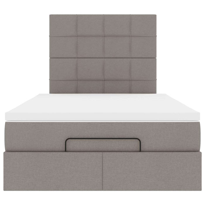 Cadru de pat otoman cu saltea Taupe 120x190 cm Material - WALTI WALTI