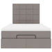 Cadru de pat otoman cu saltea Taupe 120x190 cm Material - WALTI WALTI