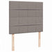 Cadru de pat otoman cu saltea Taupe 120x190 cm Material - WALTI WALTI
