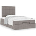 Cadru de pat otoman cu saltea Taupe 120x200cm Material - WALTI WALTI