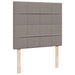 Cadru de pat otoman cu saltea Taupe 120x200cm Material - WALTI WALTI