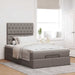 Cadru de pat otoman cu saltea Taupe 120x190 cm Material - WALTI WALTI