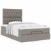 Cadru de pat otoman cu saltea Taupe 120x190 cm Material - WALTI WALTI