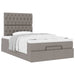 Cadru de pat otoman cu saltea Taupe 120x190 cm Material - WALTI WALTI