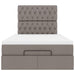 Cadru de pat otoman cu saltea Taupe 120x190 cm Material - WALTI WALTI