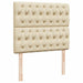 Cadru de pat otoman cu saltea crem 120x200cm stofa - WALTI WALTI