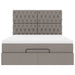 Cadru de pat otoman cu saltea Taupe 140x190cm Material - WALTI WALTI