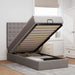 Cadru de pat otoman cu saltea Taupe 90x190cm Material - WALTI WALTI