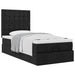 Pat otoman cu saltea negru 100x200 cm stofa - WALTI WALTI