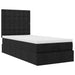 Pat otoman cu saltea negru 100x200 cm stofa - WALTI WALTI
