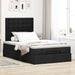Cadru de pat otoman cu saltea Negru 120x190 cm Tesatura - WALTI WALTI