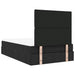 Cadru de pat otoman cu saltea Negru 120x190 cm Tesatura - WALTI WALTI