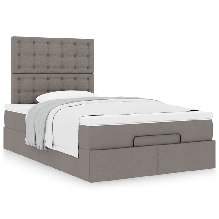 Cadru de pat otoman cu saltea Taupe 120x190 cm Material - WALTI WALTI