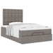 Cadru de pat otoman cu saltea Taupe 120x200cm Material - WALTI WALTI