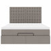 Cadru de pat otoman cu saltea Taupe 140x190cm Material - WALTI WALTI