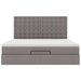 Cadru de pat otoman cu saltea Taupe 180x200cm Material - WALTI WALTI