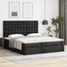 Cadru de pat otoman saltele Negru 200x200cm piele artificială - WALTI WALTI