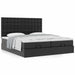 Cadru de pat otoman saltele Negru 200x200cm piele artificială - WALTI WALTI