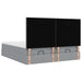 Cadru de pat otoman cu saltele Gri deschis 180x200cm Material - WALTI WALTI