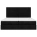 Cadru de pat otoman cu saltele, material negru 180x200cm - WALTI WALTI