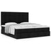 Cadru de pat otoman cu saltele, material negru 160x200cm - WALTI WALTI