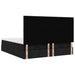 Cadru de pat otoman cu saltele, material negru 160x200cm - WALTI WALTI