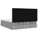 Cadru de pat otoman cu saltele Gri deschis 160x200cm Material - WALTI WALTI