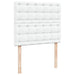 Cadru de pat otoman cu saltea alb 120x200cm piele artificială - WALTI WALTI