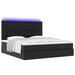 Cadru de pat otoman saltele Negru 200x200cm piele artificială - WALTI WALTI