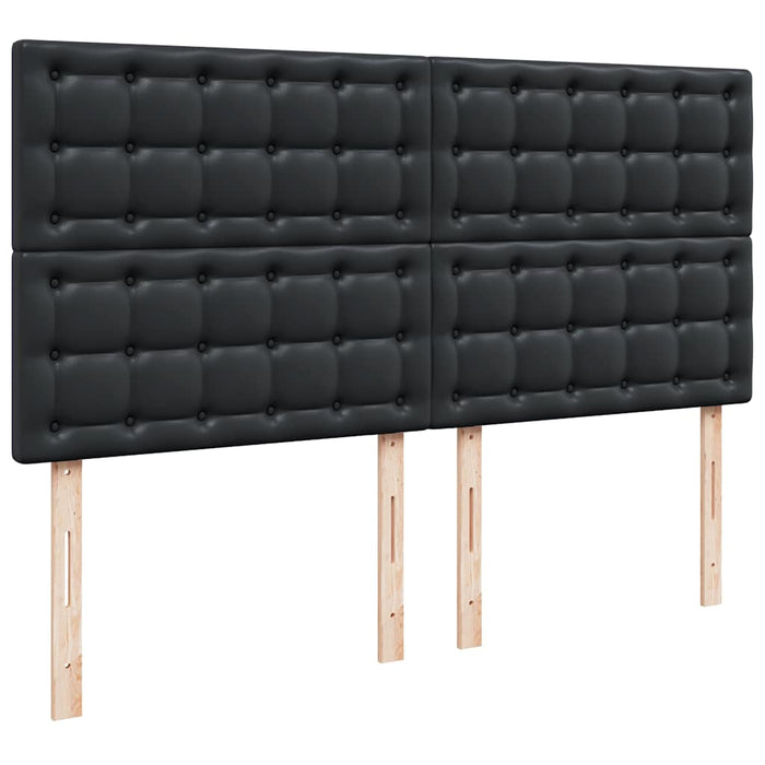 Cadru de pat otoman saltele Negru 200x200cm piele artificială - WALTI WALTI