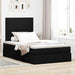 Cadru de pat otoman cu saltea Negru 120x190 cm Tesatura - WALTI WALTI