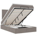 Cadru de pat otoman cu saltea Taupe 120x190 cm Material - WALTI WALTI