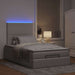 Cadru de pat otoman cu saltea Taupe 120x190 cm Material - WALTI WALTI