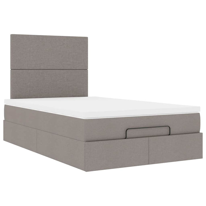 Cadru de pat otoman cu saltea Taupe 120x190 cm Material - WALTI WALTI