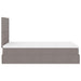 Cadru de pat otoman cu saltea Taupe 120x190 cm Material - WALTI WALTI
