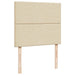 Cadru de pat otoman cu saltea crem 120x190cm stofa - WALTI WALTI