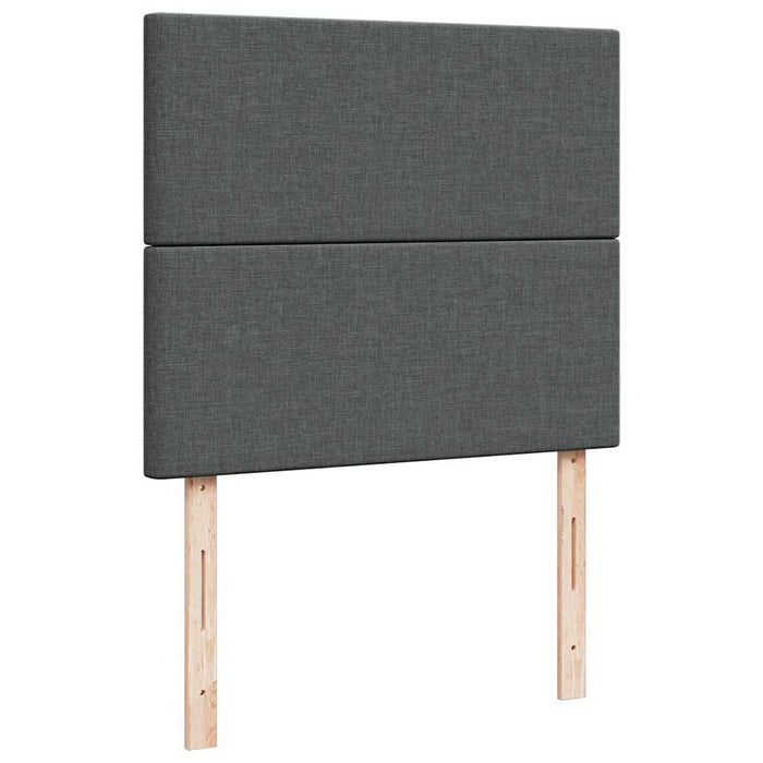 Cadru pat otoman cu saltea țesătură gri închis 120x200 cm - WALTI WALTI