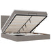 Cadru de pat otoman cu saltea Taupe 180x200cm Material - WALTI WALTI