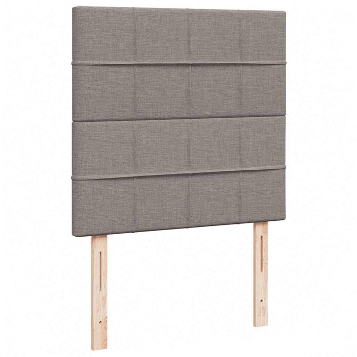 Cadru de pat otoman cu saltea Taupe 100x200cm Material WALTI