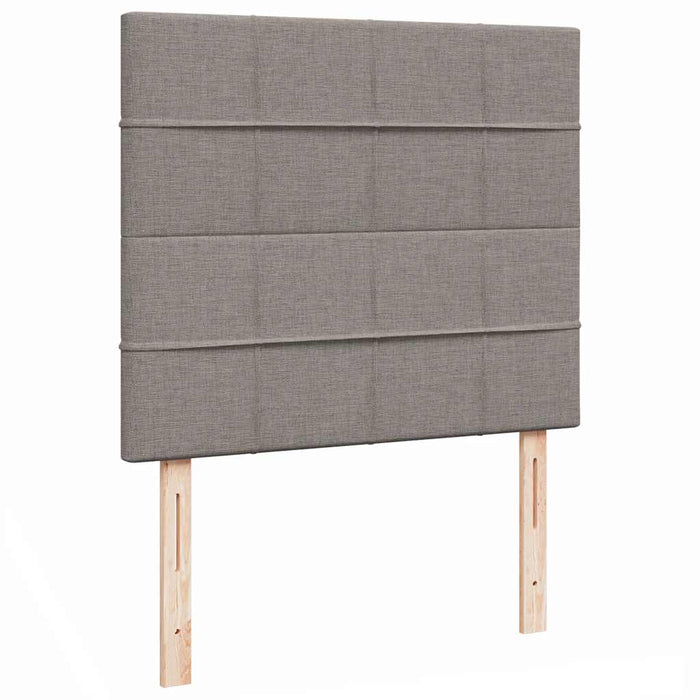 Cadru de pat otoman cu saltea Taupe 120x190 cm Material WALTI