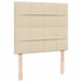 Cadru de pat otoman cu saltea crem 120x190cm stofa - WALTI WALTI