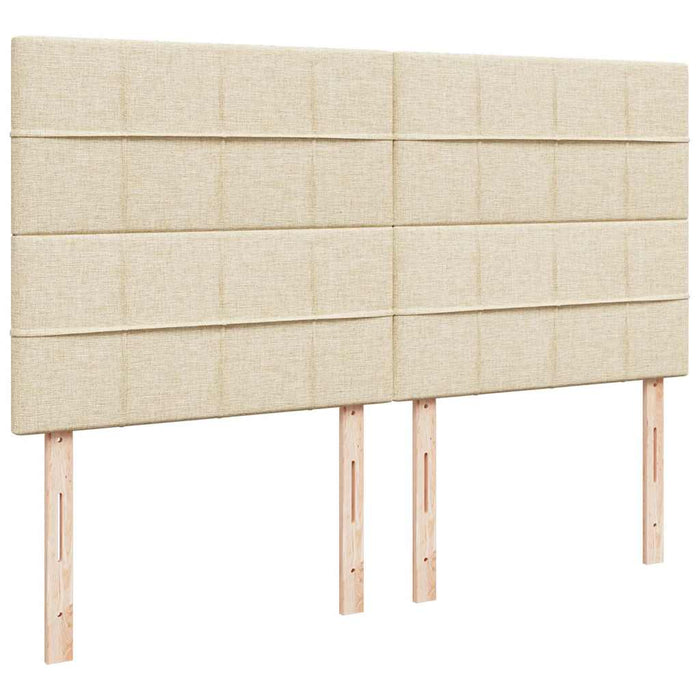 Cadru de pat otoman cu saltea crem 160x200cm stofa - WALTI WALTI