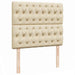 Cadru de pat otoman cu saltea crem 120x190cm stofa - WALTI WALTI