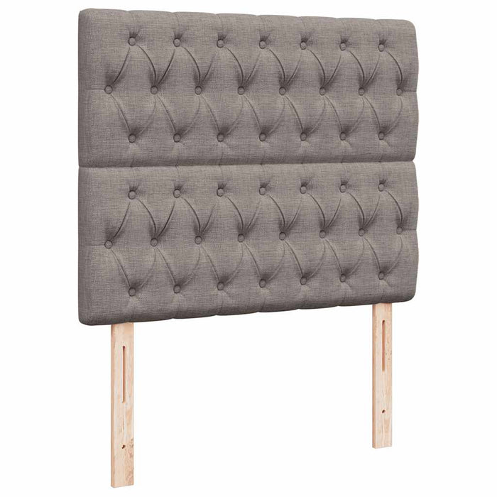 Cadru de pat otoman cu saltea Taupe 120x200cm Material - WALTI WALTI