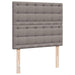 Cadru de pat otoman cu saltea Taupe 120x200cm Material - WALTI WALTI