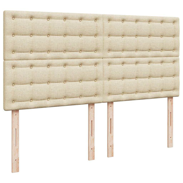 Cadru de pat otoman cu saltea crem 180x200cm stofa - WALTI WALTI