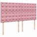 Cadru de pat otoman cu saltele Roz 160x200cm catifea - WALTI WALTI