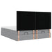 Cadru de pat otoman cu saltele Gri deschis 180x200cm Material - WALTI WALTI