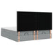 Cadru de pat otoman cu saltele Gri deschis 180x200cm Material - WALTI WALTI
