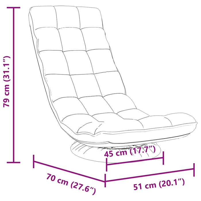 Scaun pivotant cu podea verde închis 70x51x79 cm stofa - WALTI WALTI